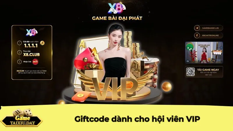 Giftcode dành cho hội viên VIP